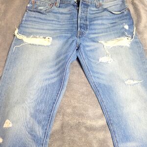 Levi's ripped jeans